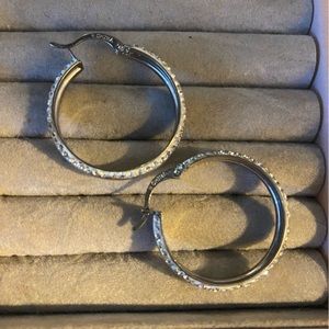 SPARKLY hoops